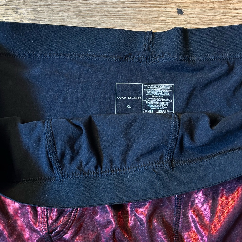 Intimo Shiny Red Boxer Briefs - Picture 2 of 3